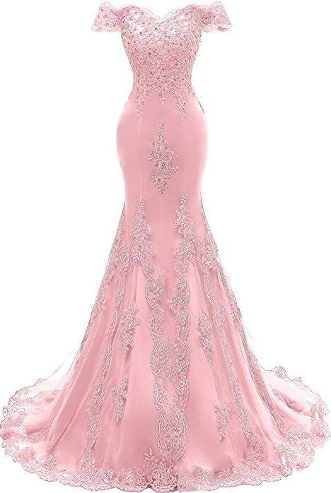 Ravishing Midnight Mermaid Long Prom Gown with V-Neck main image 1