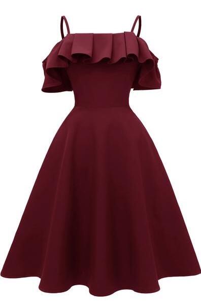 CHIIFFON MIDI DRESS IN WHITE