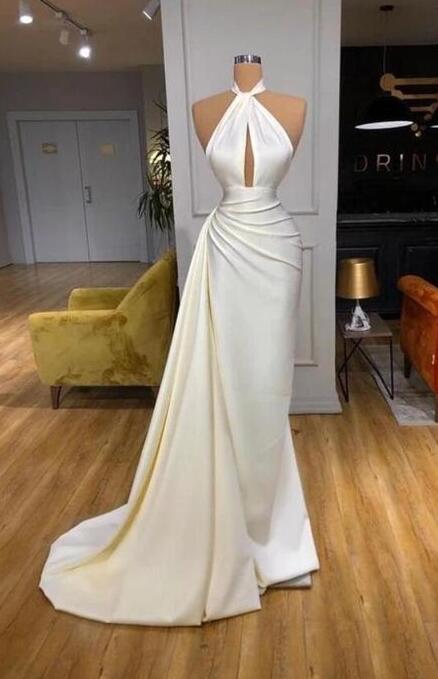 Mermaid Sleeveless Long Prom Dress, Evening Dress