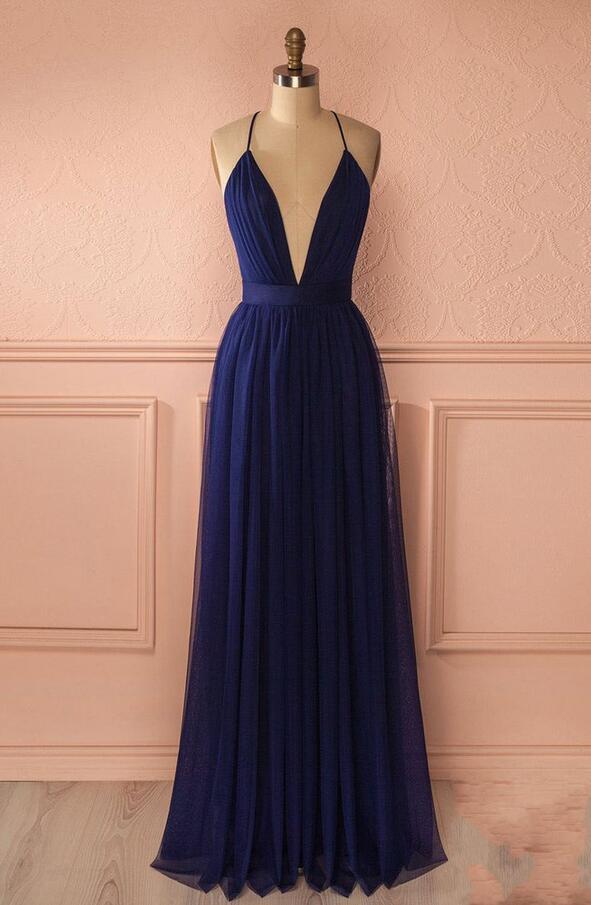 Simple A Line Prom Dresses For Teens
