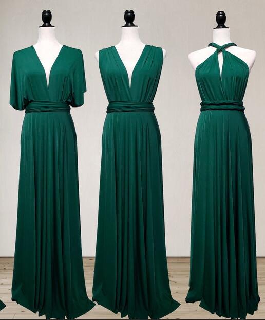 A Line Green Bridesmaid Dresses,multiway Bridesmaid Dresses