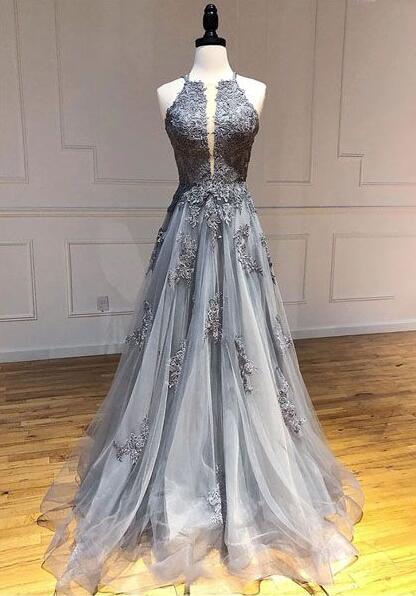 Charcoal gray prom dresses best sale