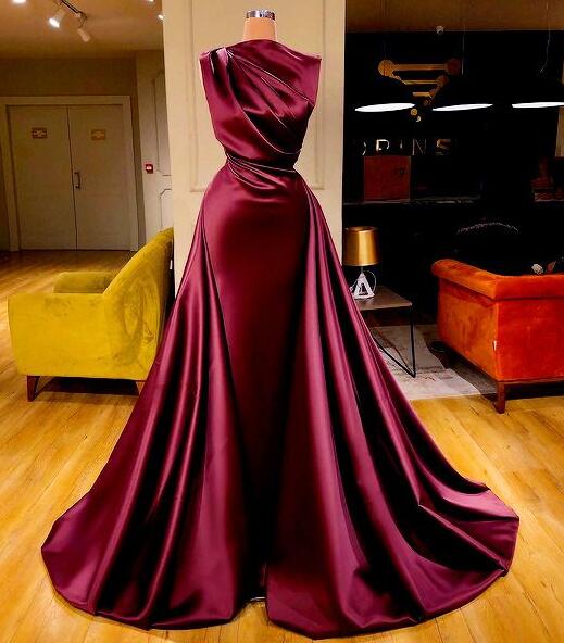 vintage burgundy prom dress Square Neckline Vintage Prom Dress, Deep Red 90s Party Dress