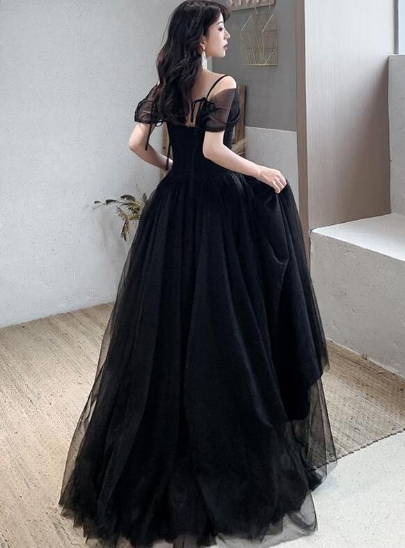 Off The Shoulder Black Long Prom Dresses on Luulla