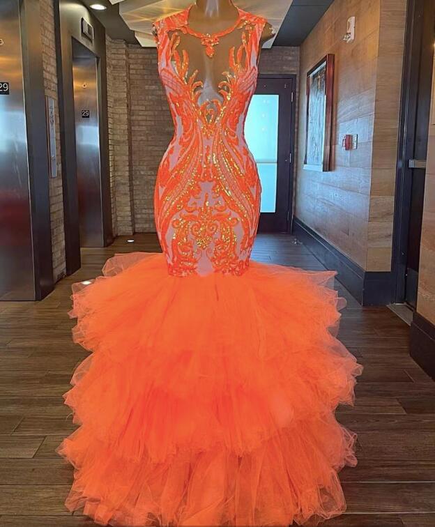 strapless open back dress Orange Sheath Scoop Neck Lace Homecoming Dresses, PH421