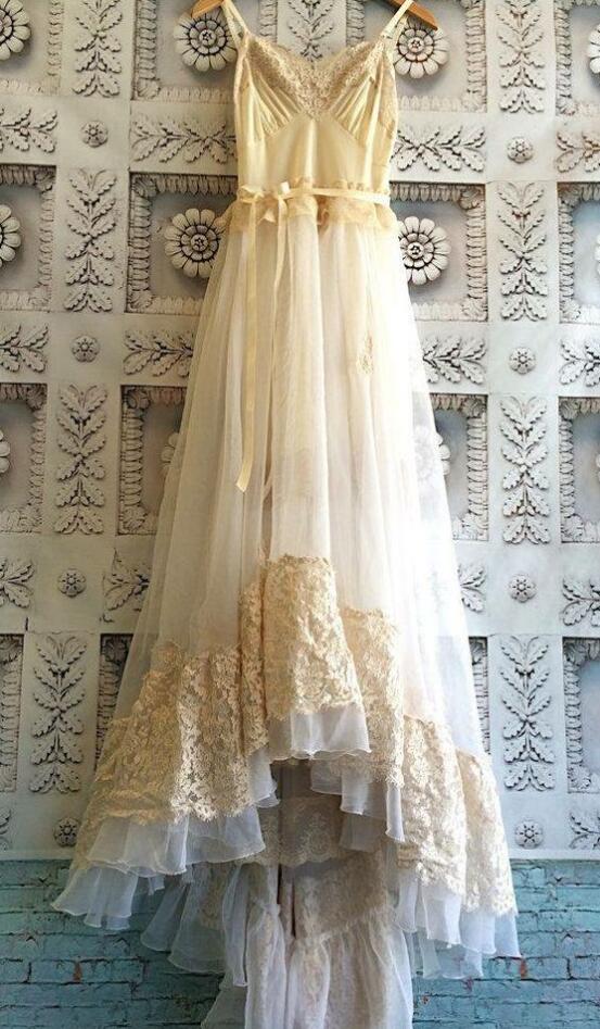 Mermiad Lace Prom Dress Wedding Dress