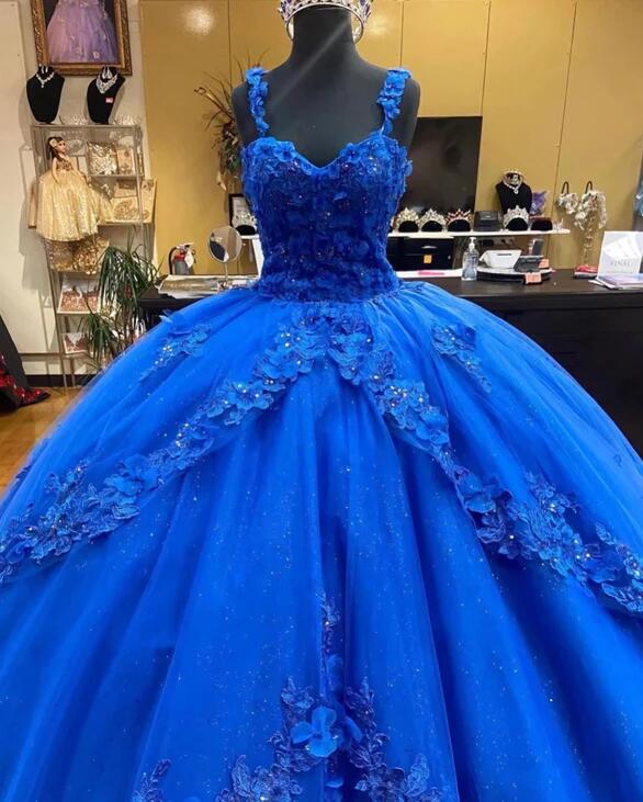Amazing Princess Ball Gown Jewels Prom Dress, Long Prom Dresses