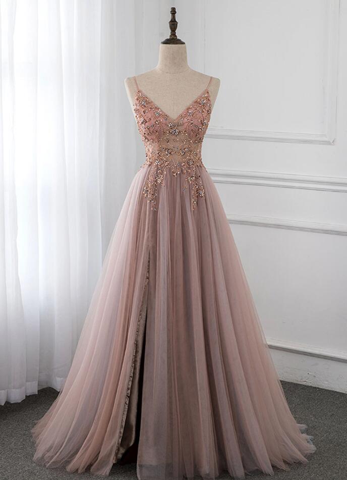 dusky pink evening dress Dusty Pink Prom Dresses - Long & Short Prom Gowns