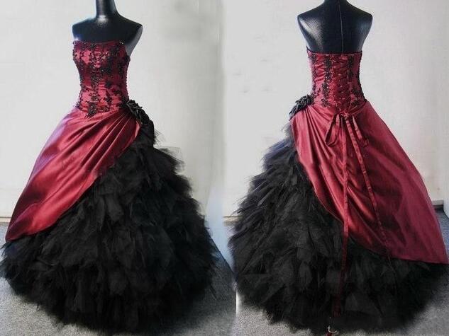 Amazing Gothic Ball Gown Party Dresses