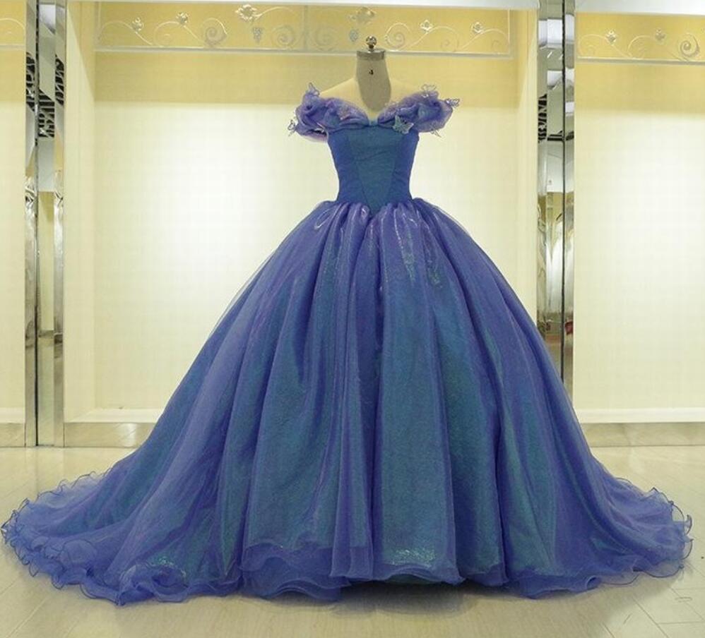 Princess Luxury Cinderella Girls' Evening Dress Celebrity Prom Dresses