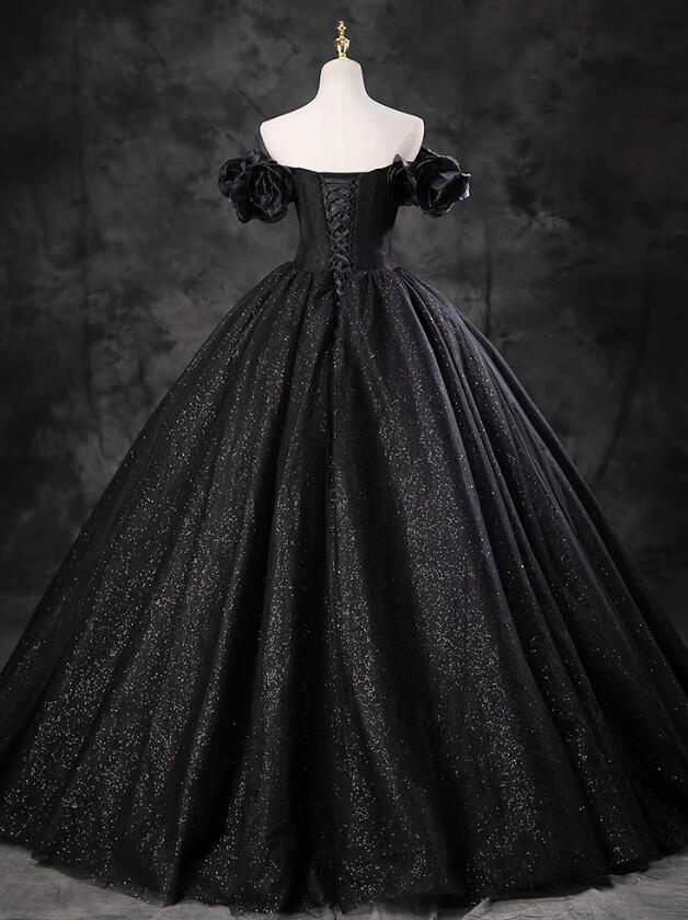 OKBBN Classic A-line off shoulder slim shoulder strap sleeveless pleated ball gown main image 0