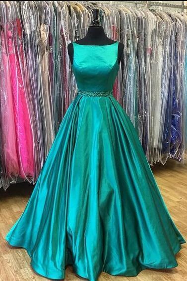 Dark Teal Green Prom Dress,formal Evening Dress, 2017 Prom Dress,long Prom Dress,prom Dress For Teens, Senior Prom Dress, Sweet 16 Dress