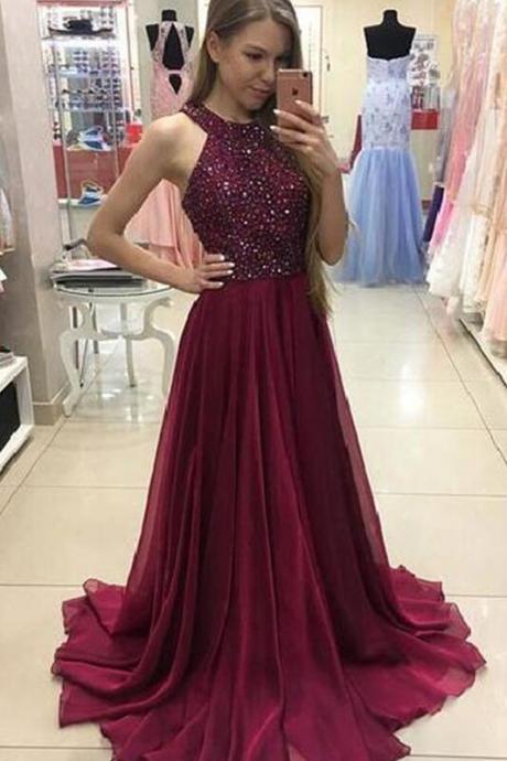 Prom Dress 2016, Pretty Long Prom Dress For Teens, Pink Lace Tulle ...