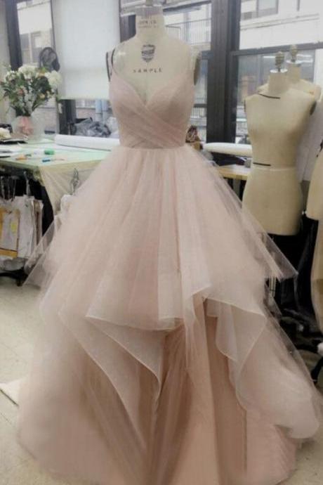 Tulle Prom Dress, Prom Dress, Long Prom Dress,formal Dress, Vintage Prom Party Prom Dresses,sweet 16 Dresses,puffy Dress
