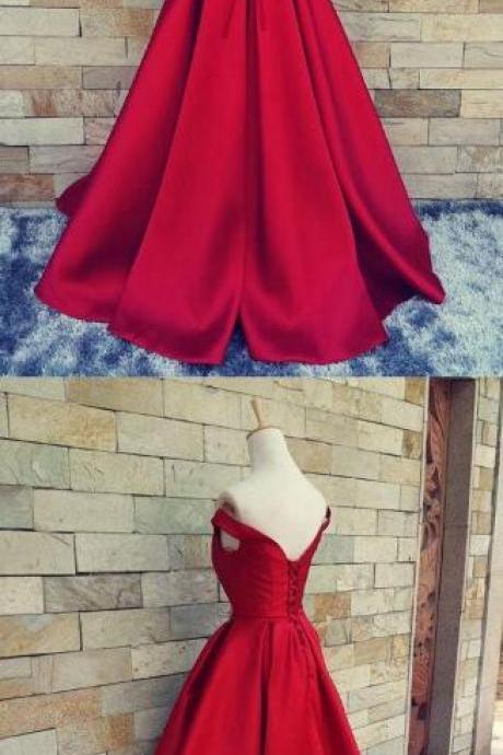 Sexy Prom Dresses,Red Prom Dress,A Line Prom Dress,Stain Prom Dress,Long Prom Dress,Red Ball Gown Prom Dress,Formal Dress