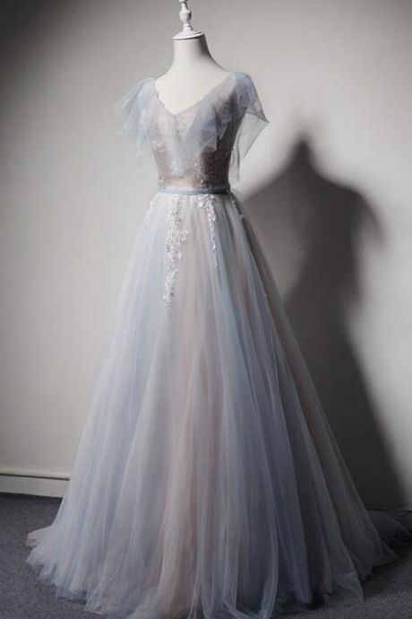 A-line Long Prom Dress Party Dress