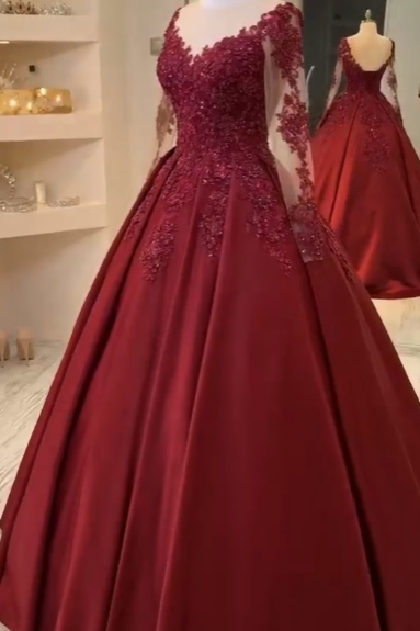 Sexy Long Prom Dress, Sweet 16 Gowns, Formal Dresses