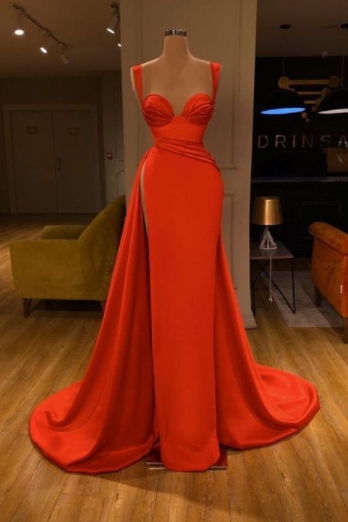 A Line Sweetheart Stain Prom Dresses,evening Dresses