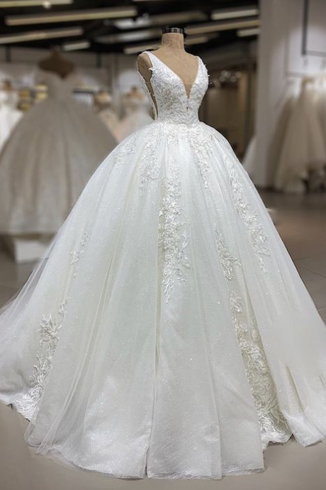A-line Lace Appliques Vintage Boho Wedding Dress