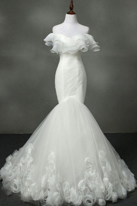 Beauty Mermaid Wedding Dress Bridal Dress
