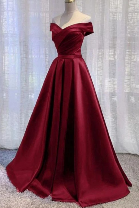 Simple Party Dress Prom Evening Gown