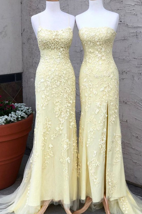 Mermaid Lace Prom Dresses, 2021 Evening Dresses