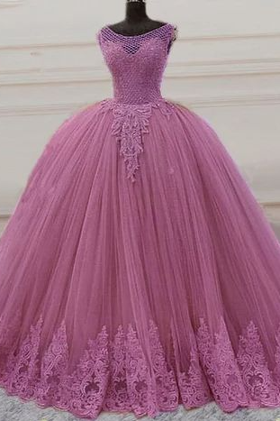 Sweet Ball Gown Prom Dress,evening Dresses