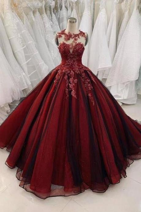 Vintage Ball Gown Prom Dress