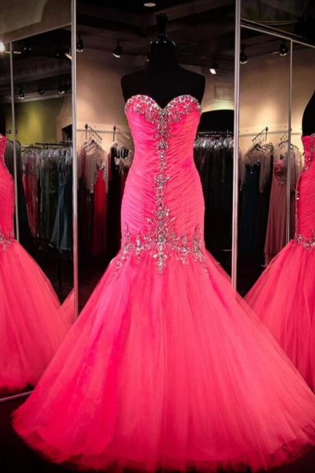 Elegant Pink Formal Party Dresses