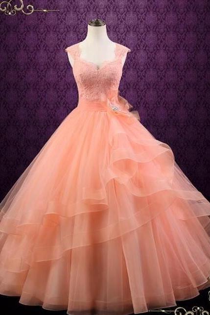 Wonderfull Ball Gown Party Dress With Lace