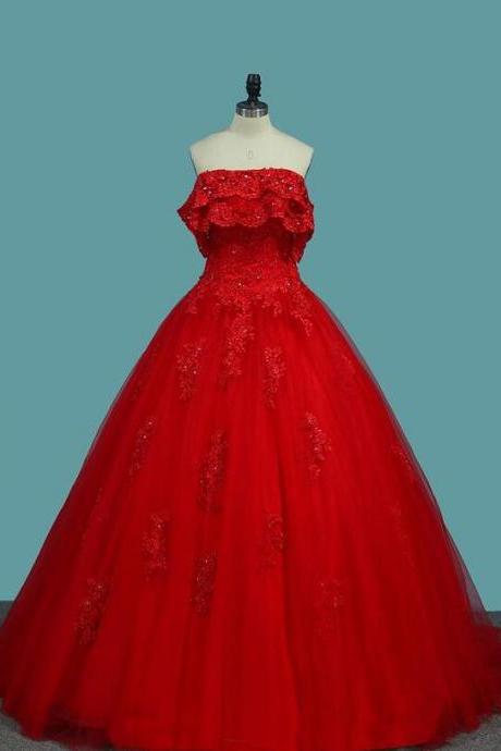 Ball Gown Tulle Quinceanera Dresses