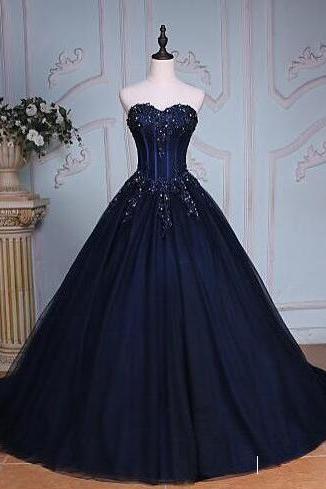 Sweetheart Long Prom Drsess Evening Party Dresses