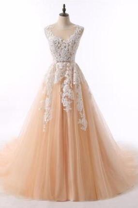 Mermaid Lace Beaded Ball Gown Evening Prom Dresses