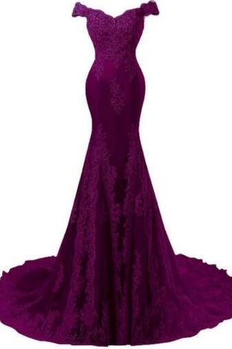 sexy mermaid lace prom dresses,evening dresses