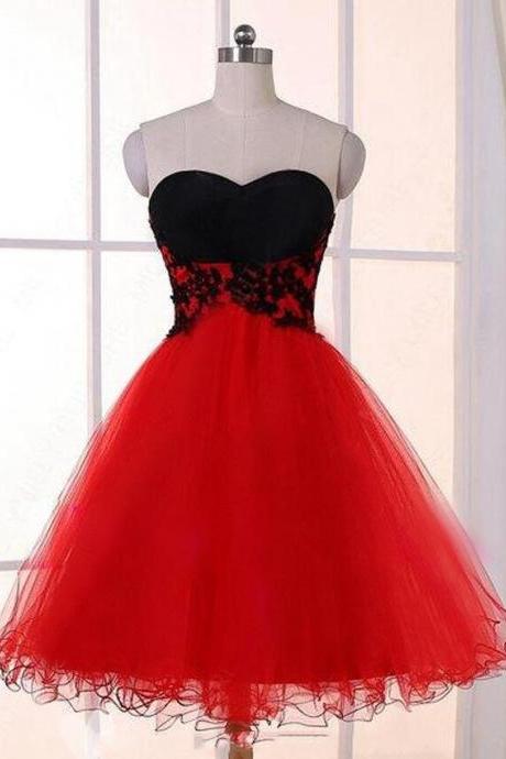 Cute Red Homecoming Dress for Hoco 