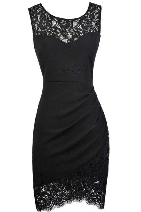 Sexy Black Pencil Prom Dress,fashion Homecoming Dress