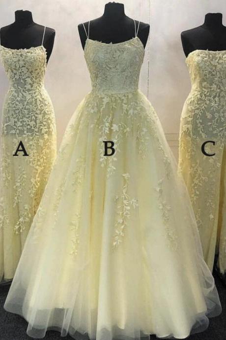 Baby yellow fashion wedding dress