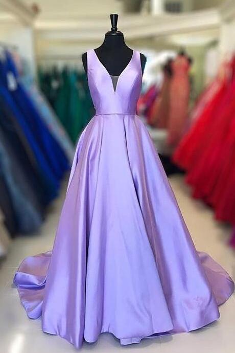 A Line Stain Winter Formal Prom Dress