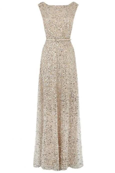 Gorgeous Sequin Long Prom Evening Gowns