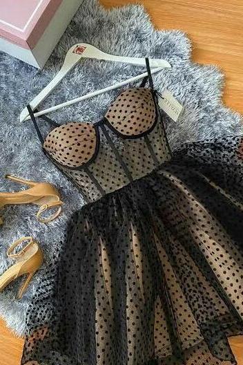 Sexy Black Hoco Dresses Short Birthday Dress