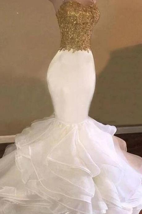 Elegant Mermaid Long Prom Dresses