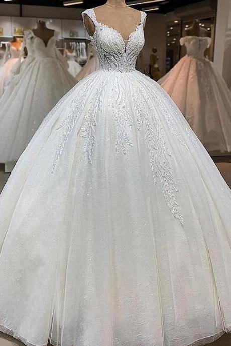 Ivory Ball Gown Prom Dresses