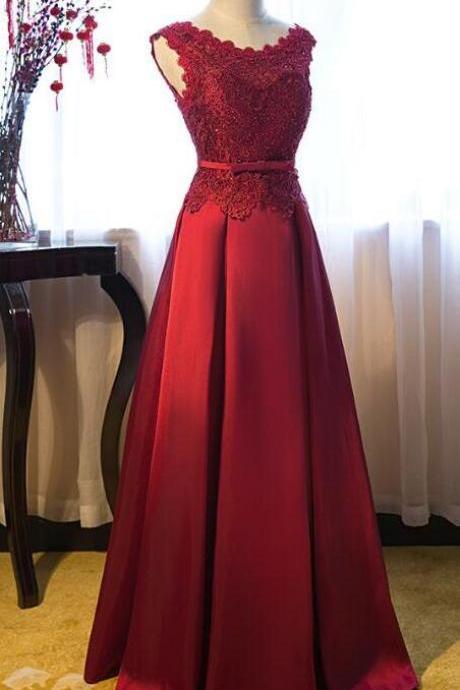 Cute Red A-line Party Dress Formal Dress