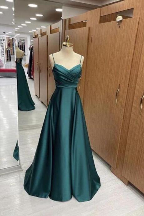 Charming Spaghetti Straps A-line Prom Dress