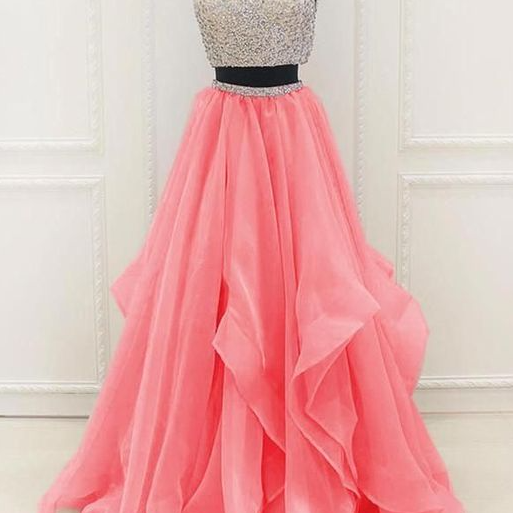 Blush Off the Shoulder Satin A-Line Long Prom Dress with 3D Flowers