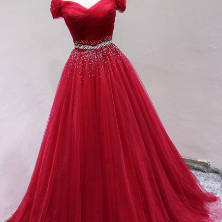 Sexy Red Party Dress 2022 With Beading, Lovely Formal Dress on Luulla