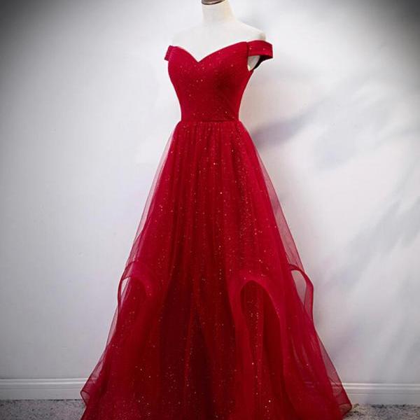 A Line Black V Neck Prom Dress main image 0