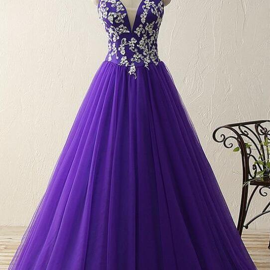 Ball-Gown/Princess Satin Tulle Floor-length Dress
