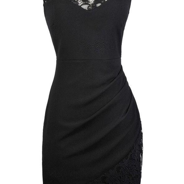 Sexy Black Pencil Prom Dress,fashion Homecoming Dress on Luulla