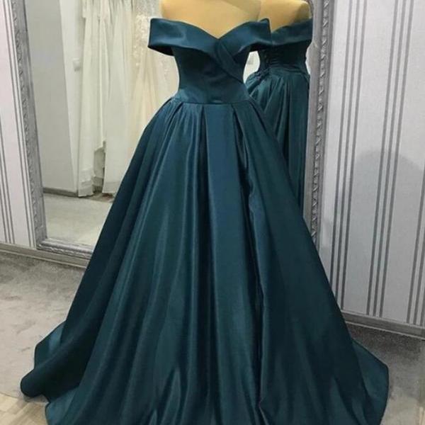 Off Shoulder Ball Gown Long Prom Dresses On Luulla